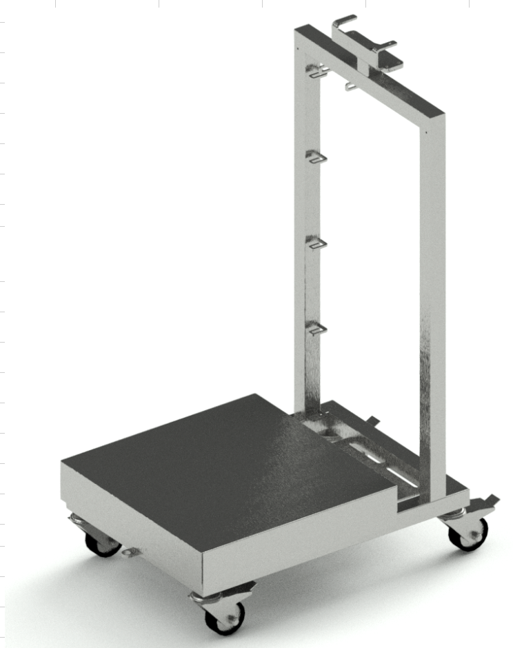 MDX Stainless Steel Mobile Scale - MWS Weighing Solutions